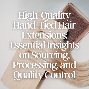 The Science Behind High-Quality Hand-Tied Hair Extensions: What Stylists Need to Know About Hair Sourcing, Processing, and Quality Control