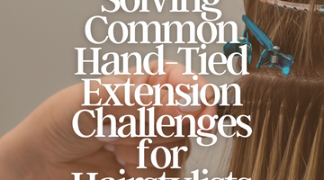 Solving Common Hand-Tied Extension Challenges for Hairstylists